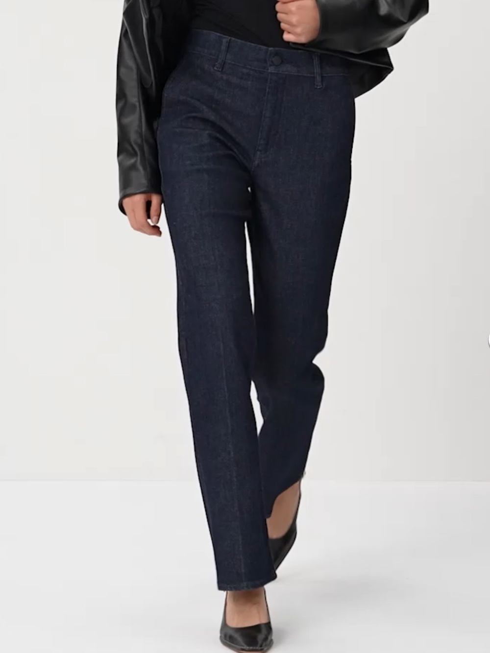 Uniqlo Slim Flare Trouser Jean - Size Large - Hemmed to petite length 28”